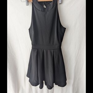 Windsor Black Halter Mini Dress